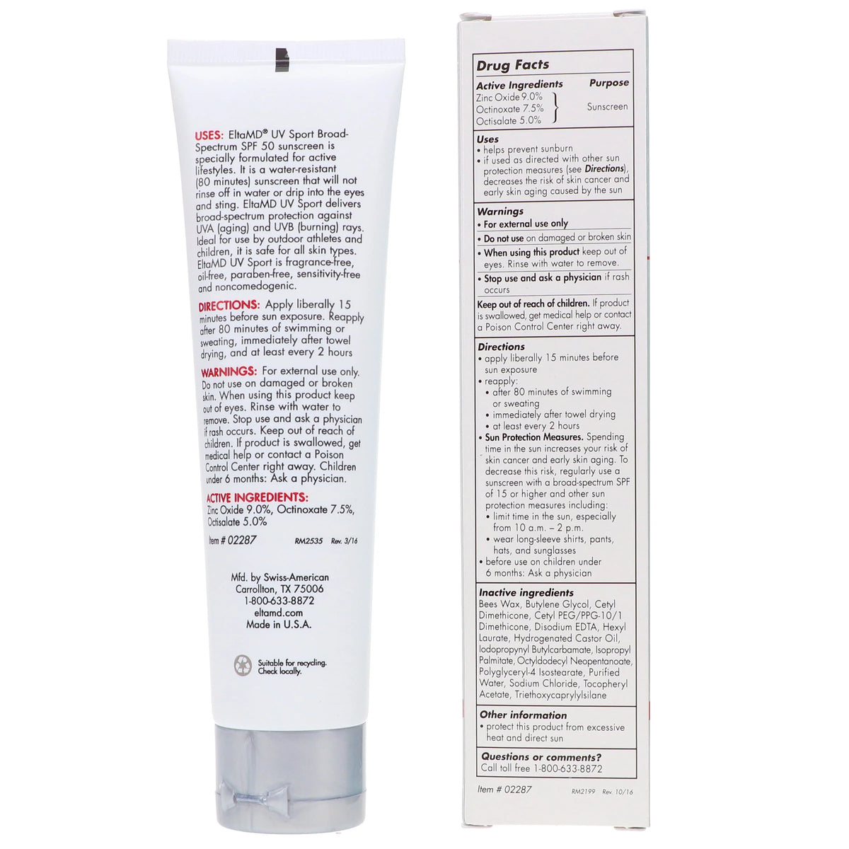 SPF 50 Water Resistant Sunscreen 3 oz F522