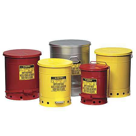 10 Gallon Red Oily Waste Can C577