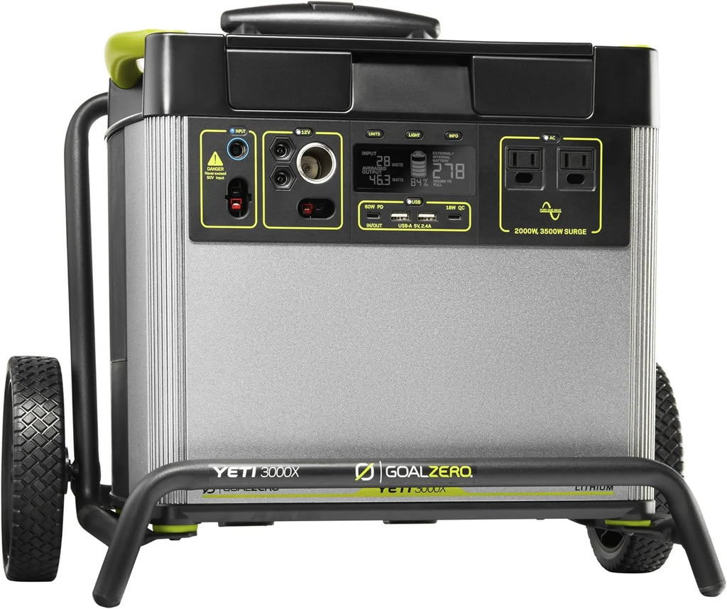 Portable Power Station 2982Wh Lithium Battery 2000 Watt Y797361