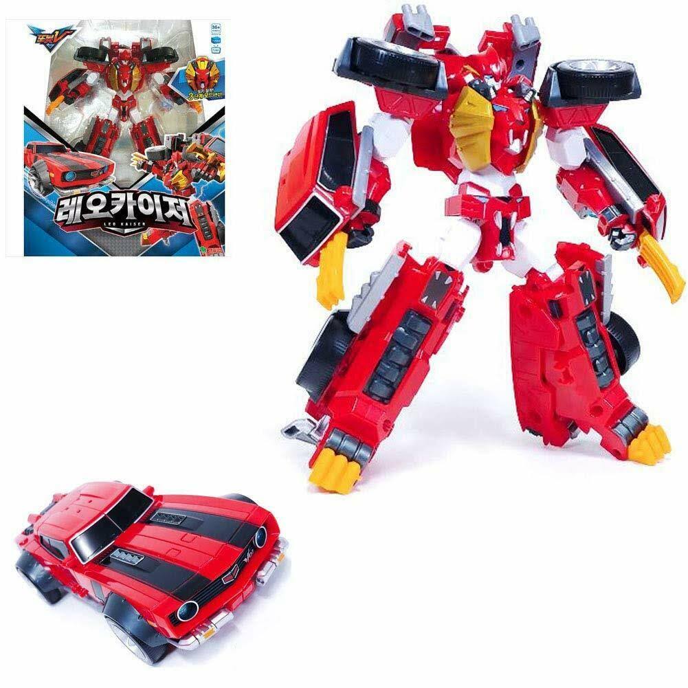 Red Sports Car Transformer King Robot V6497