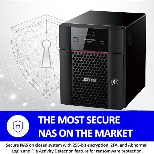 4-Bay 16TB Desktop NAS with Hard Drives Included E9301