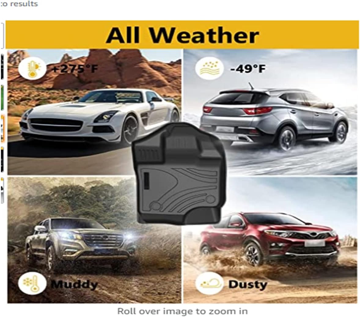 All-Weather Rubber Floor Mats & Cargo Liners X324