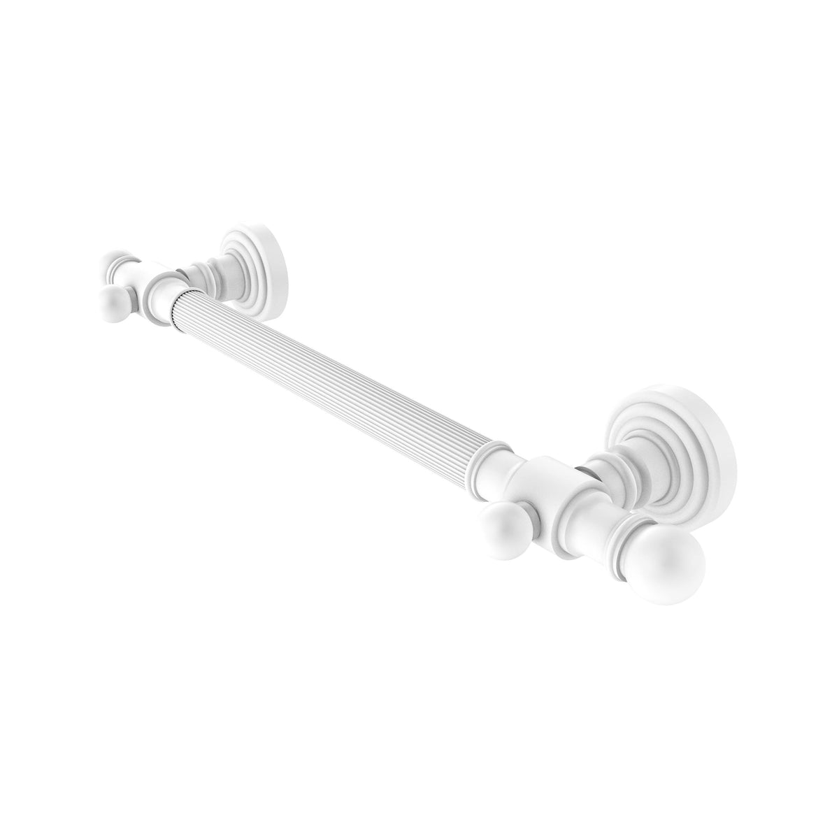 Reeded Grab Bar - Matte White - 36 inch V6214