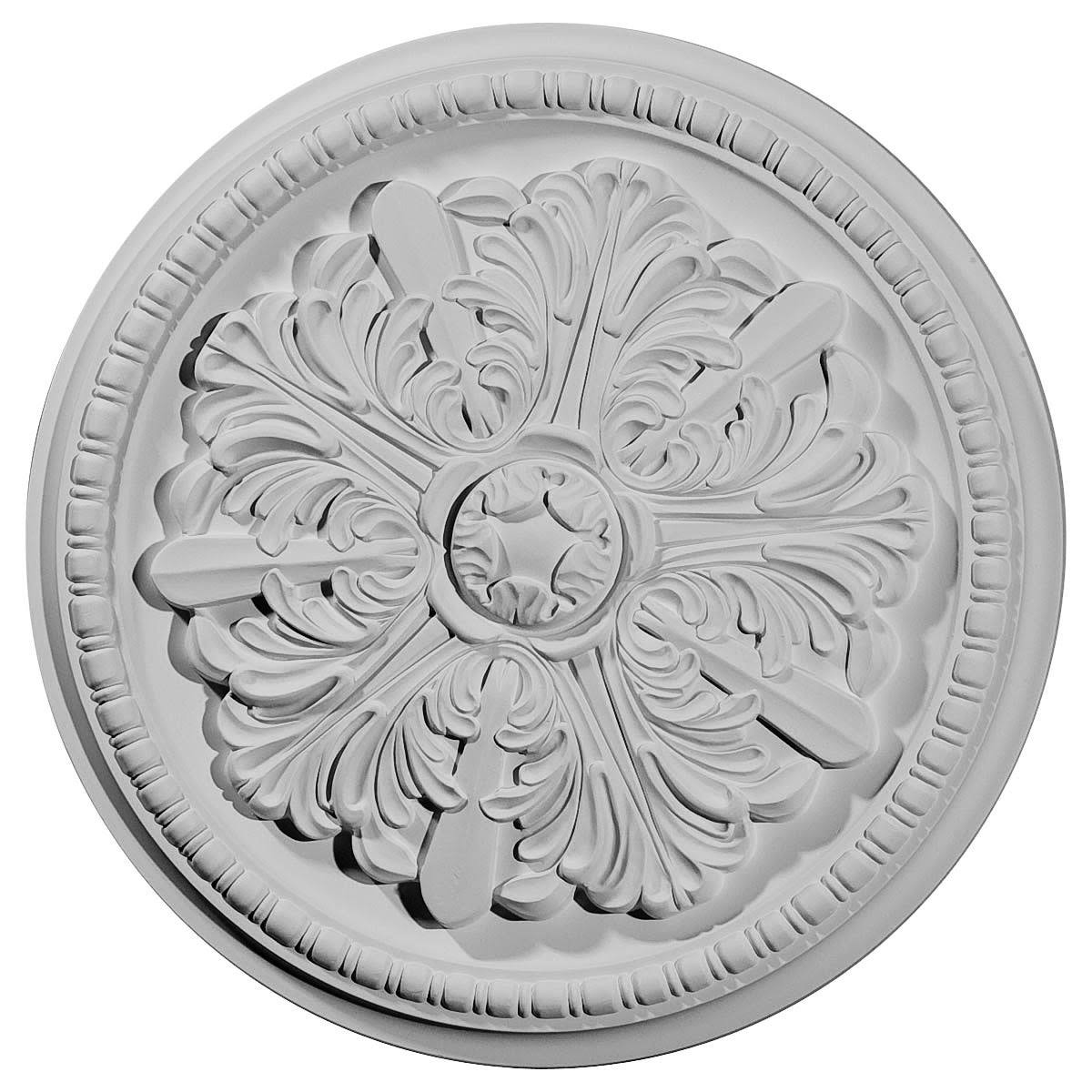 Hand-Painted Walnut Ceiling Medallion T944550