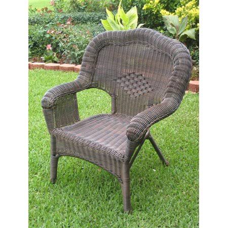 Resin Wicker Patio Chairs Set of 2 R8146
