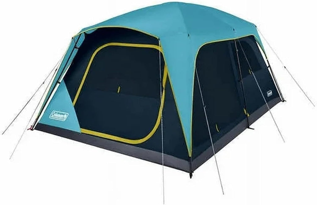 Blue and Black 10-Person Instant Camping Tent with Carry Bag C4171