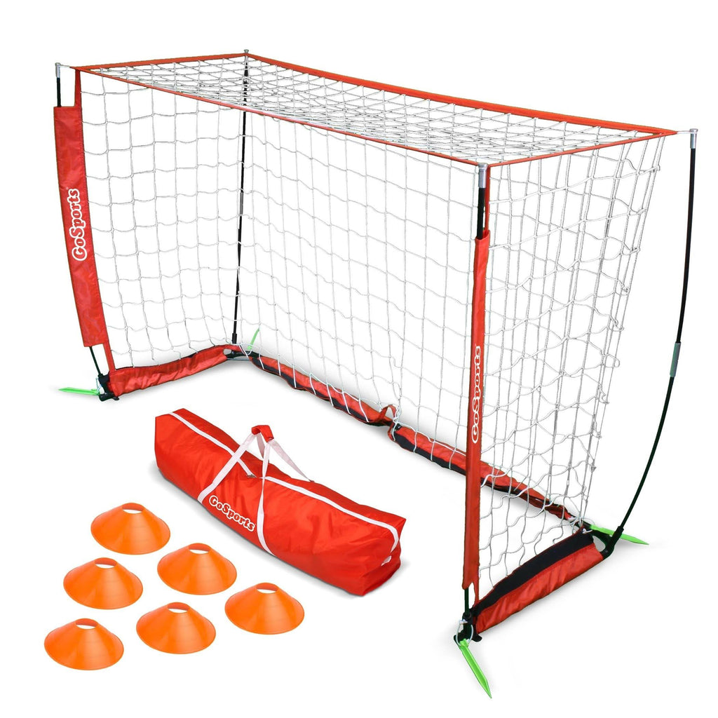 6 Ft Soccer Goal with Cones and Carrying Case H3695