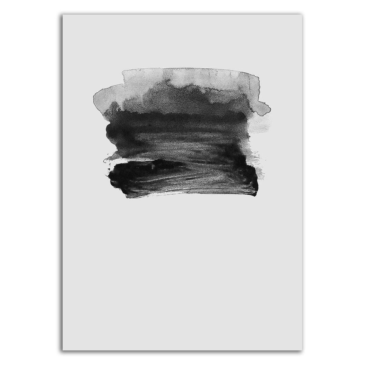 Grey Print on Canvas N40738