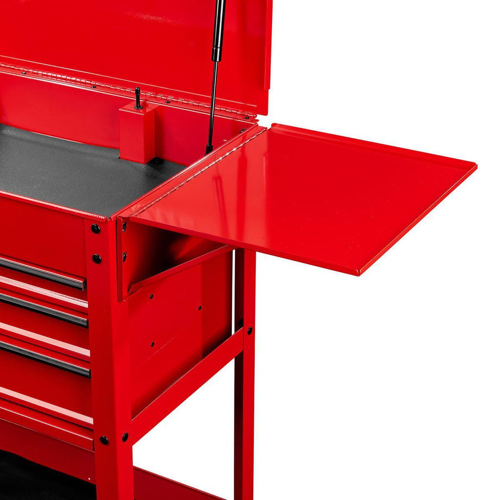 Folding Side Tray for 4-Drawer Tech Cart, Slate Gray Z4343