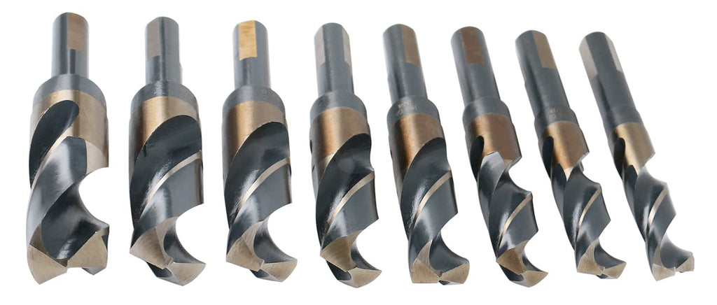 M35 Cobalt 1/2" Shank Drill Set of 8 Pieces L4154