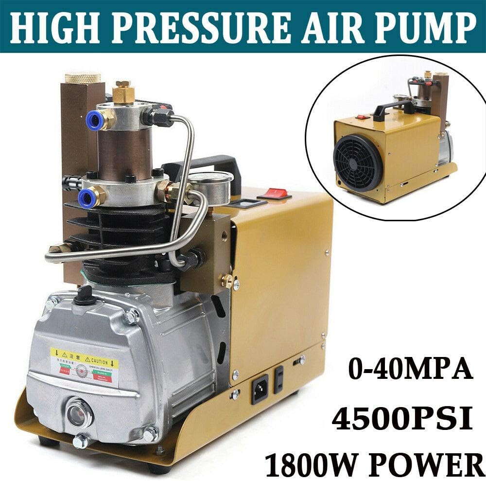 30MPA 4500PSI High Pressure Air Compressor PCP Scuba Electric Air Pump K822