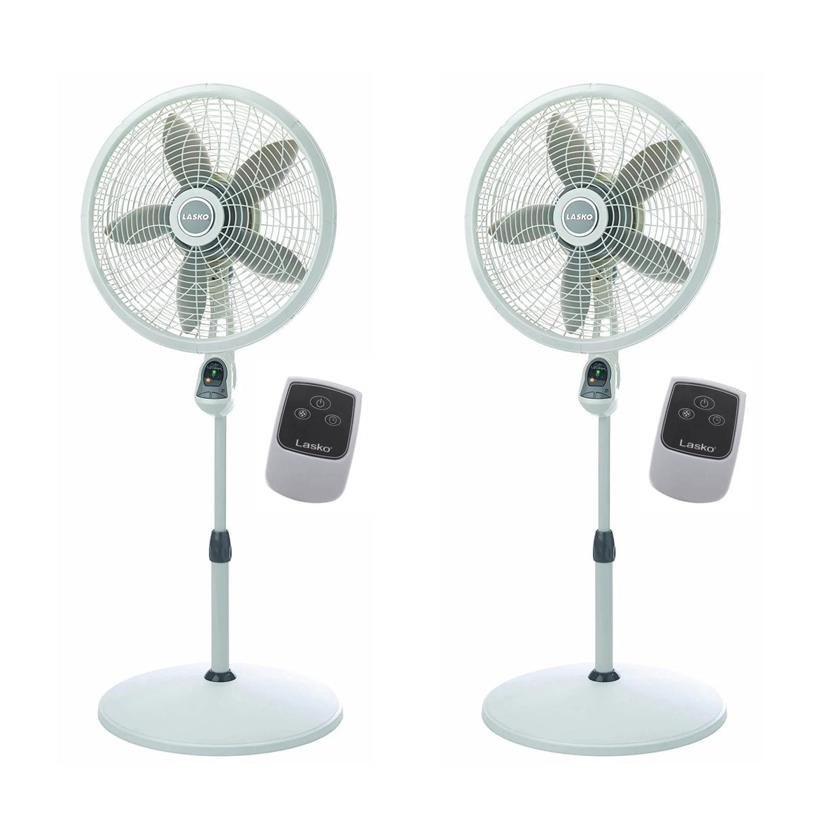 18 Inch Oscillating Pedestal Fan 2 Pack B496