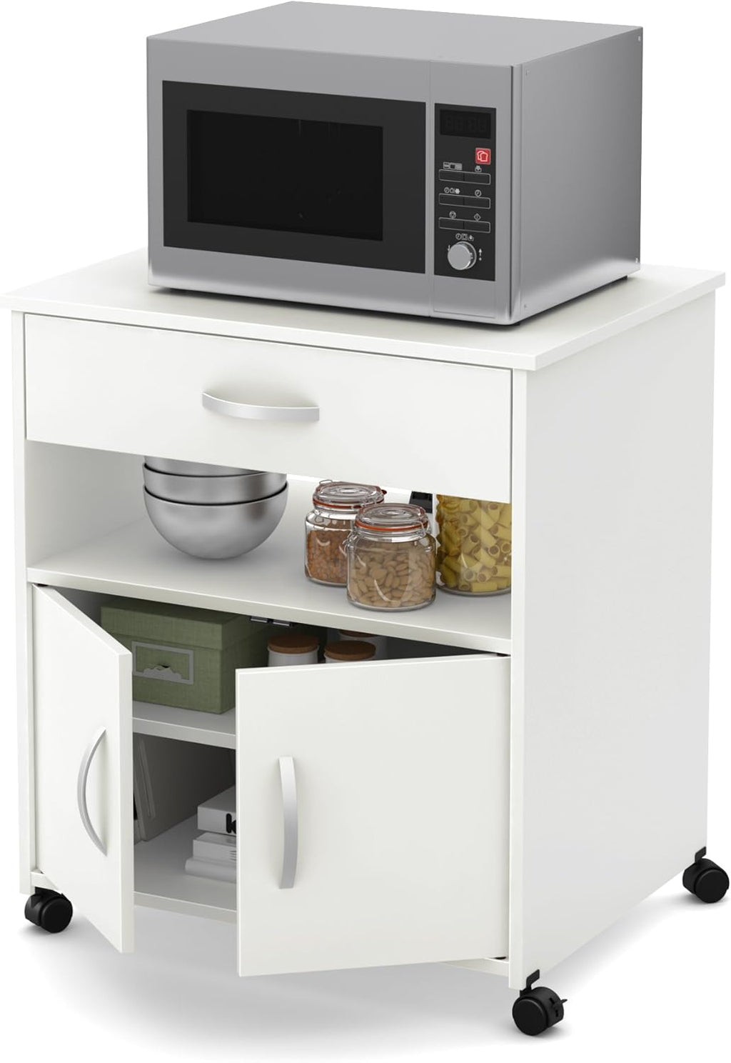 Microwave Cart on Wheels P495309