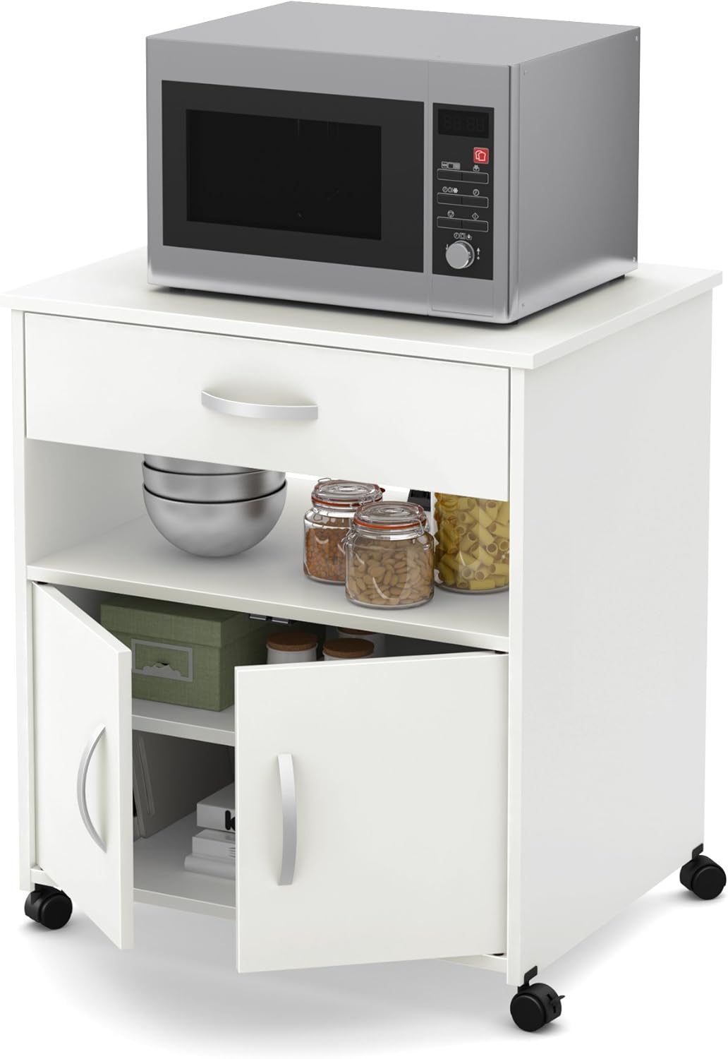 Microwave Cart on Wheels P495309
