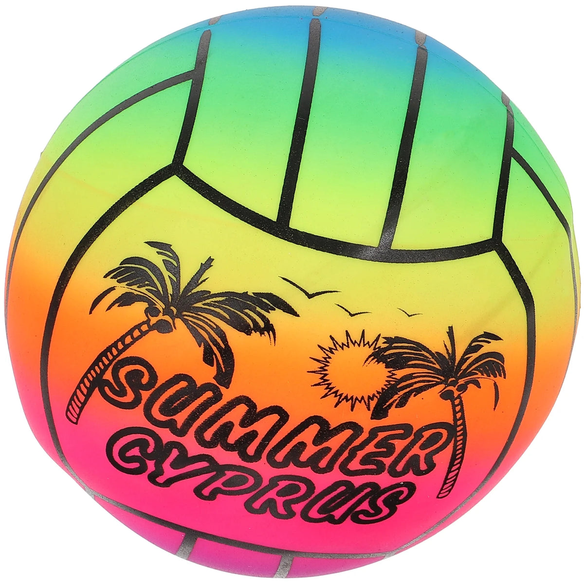 Inflatable Rainbow Volleyball Beach Ball T364417
