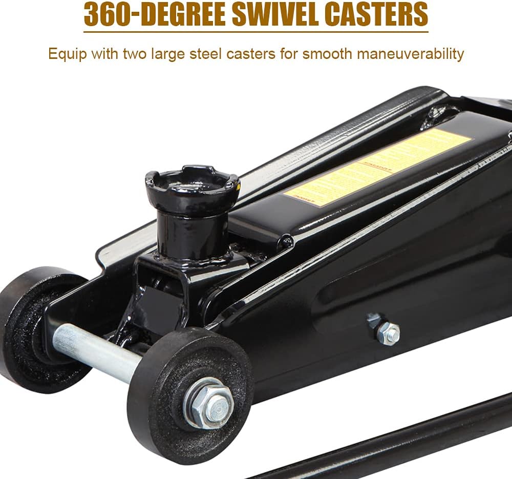 Black Jack Hydraulic Trolley Service/Floor Jack, 3 Ton (6,000 lb) Capacity O7866