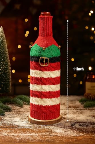 Christmas Wine Bottle Cover E321