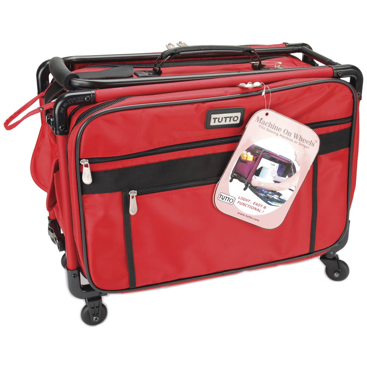 Red Case on Wheels D62751