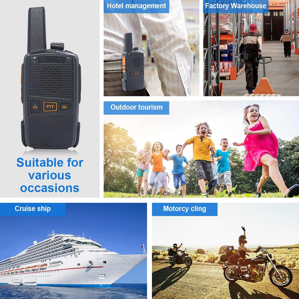 Wireless Intercom System 1.5 Mile Two Way Radio 2 Pack C786475