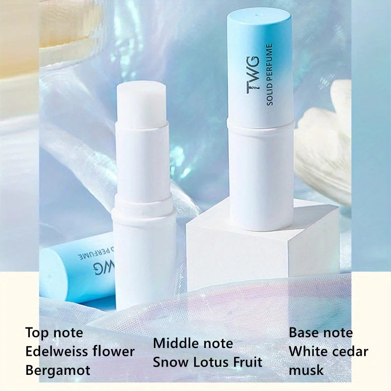Solid Perfume Balm Sets Cedar Jasmine Tea White Peach Milk Cream Oolong Scent D94854