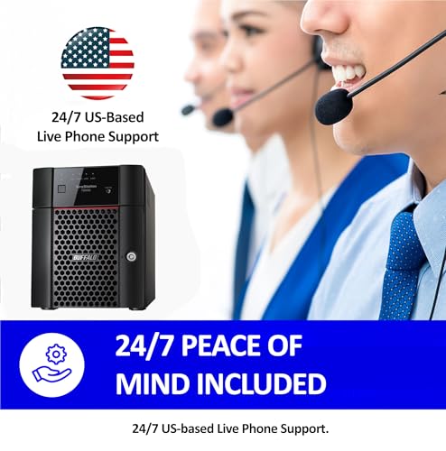 4-Bay 16TB Desktop NAS with Hard Drives Included E9301