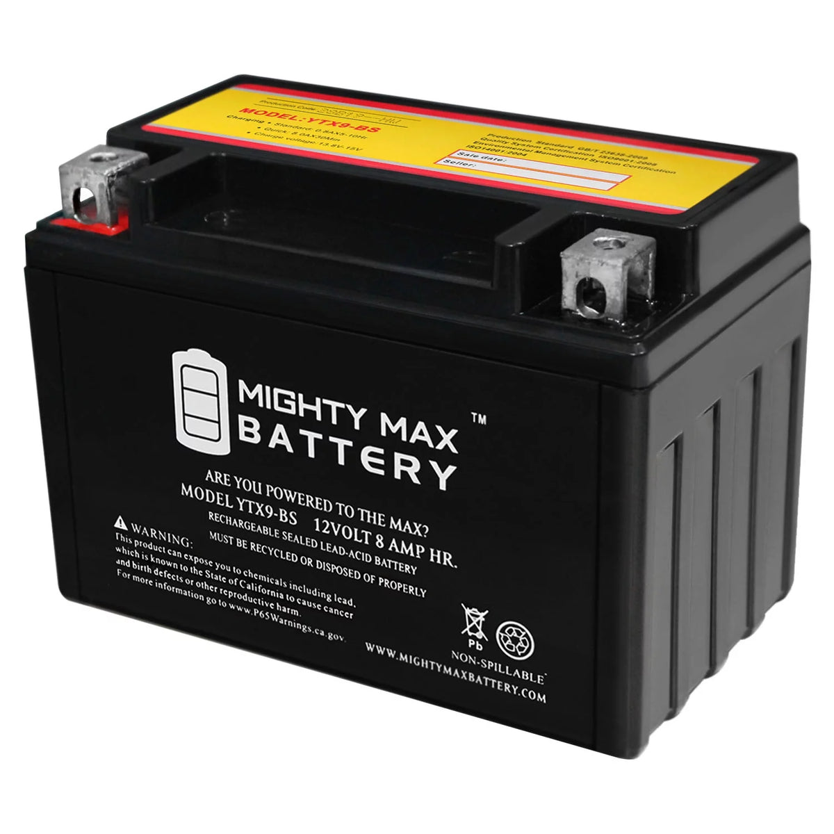 YTX9-BS ATV Battery A430065