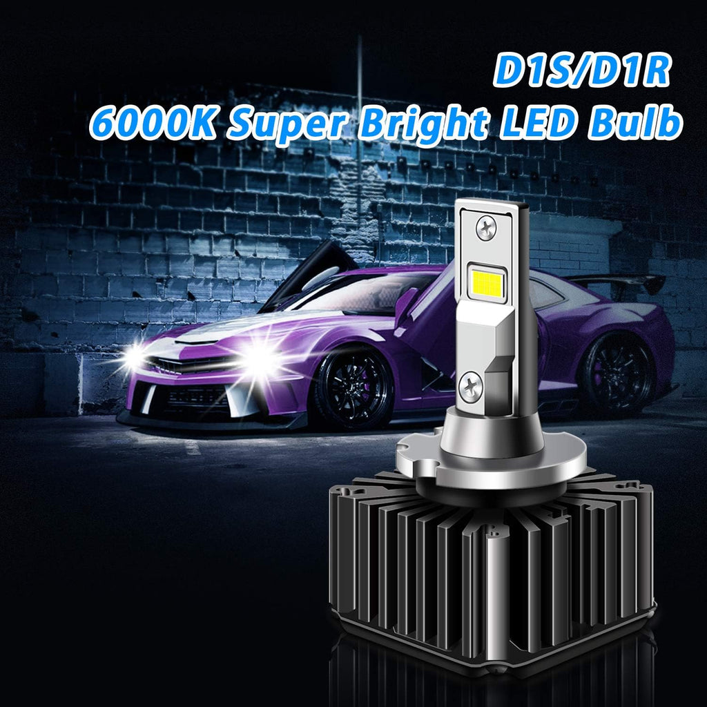 D1S D1R LED Headlight Bulb Conversion Kit, 1 Pair Pack of 2 B381