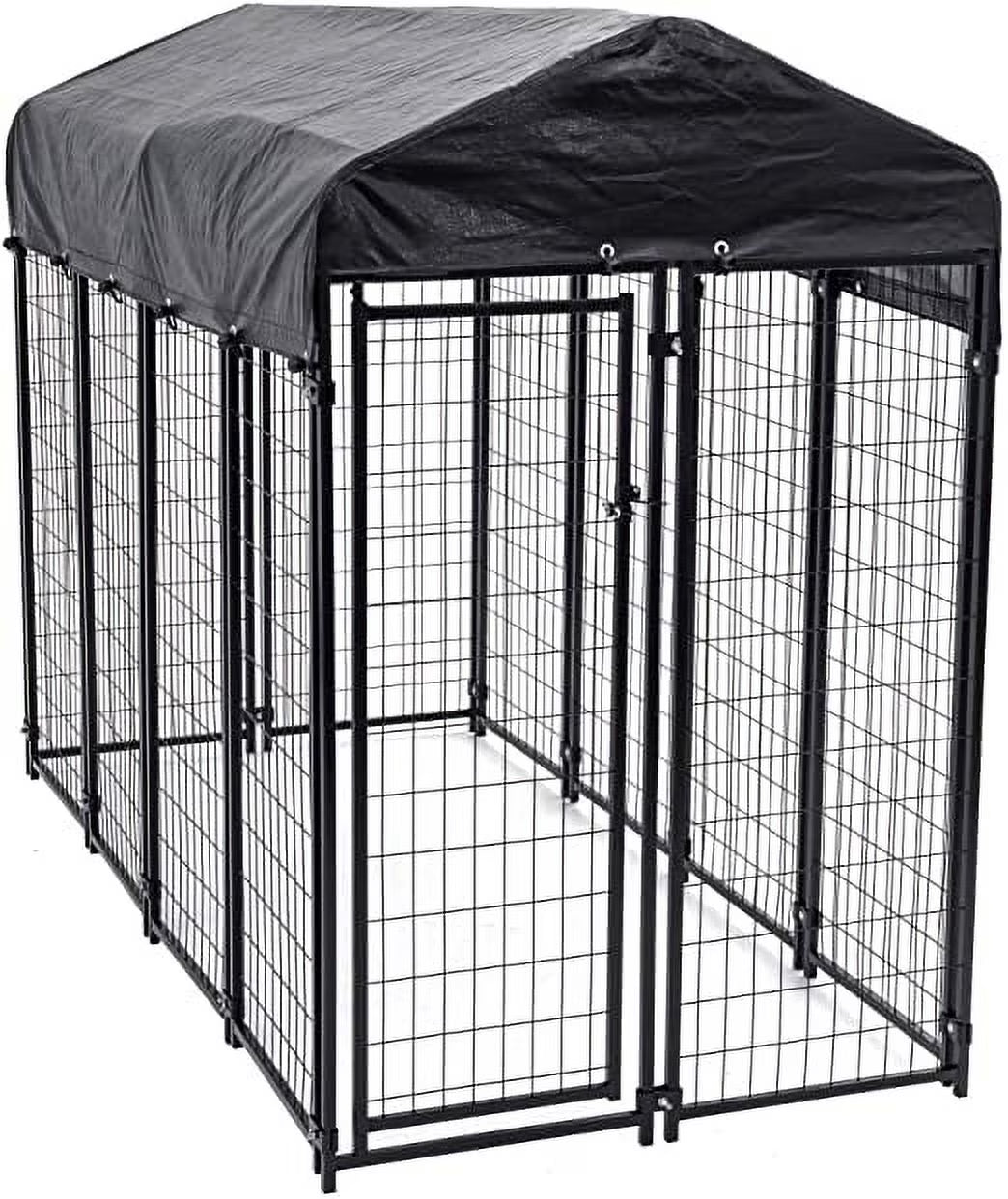 8ft x 4ft x 6ft Welded Wire Dog Kennel Playpen with Cover U2360