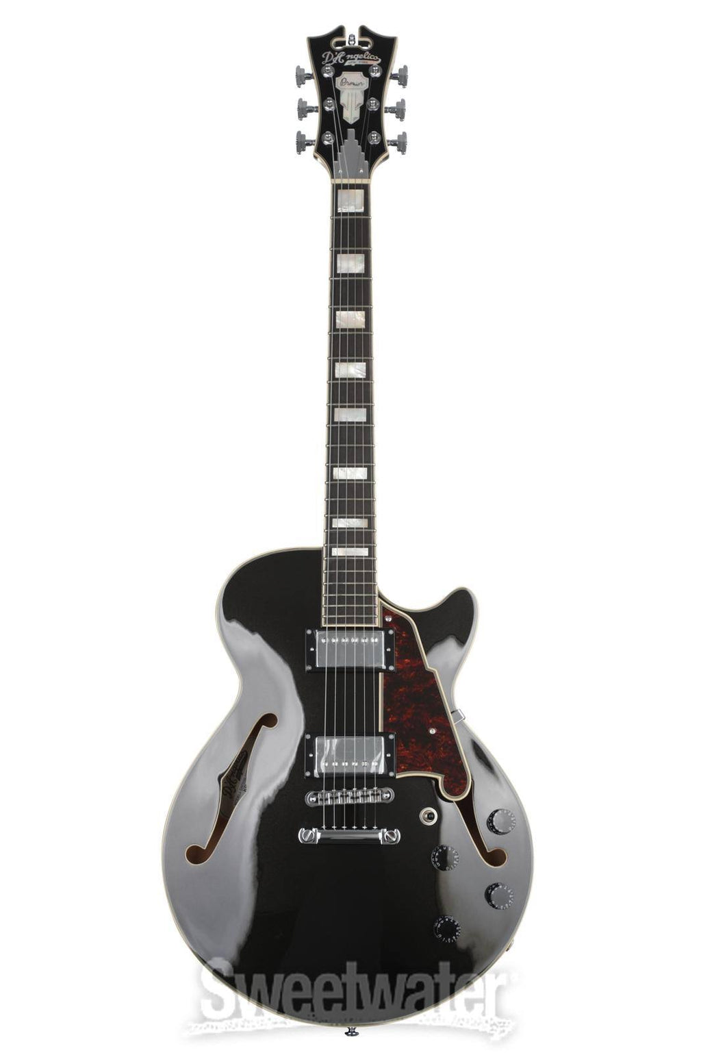 Black Flake Guitar with Stopbar Tailpiece C82700