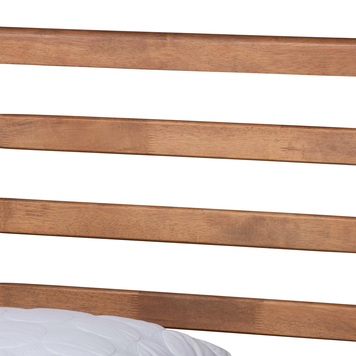 King Ash Walnut Platform Bed L9893