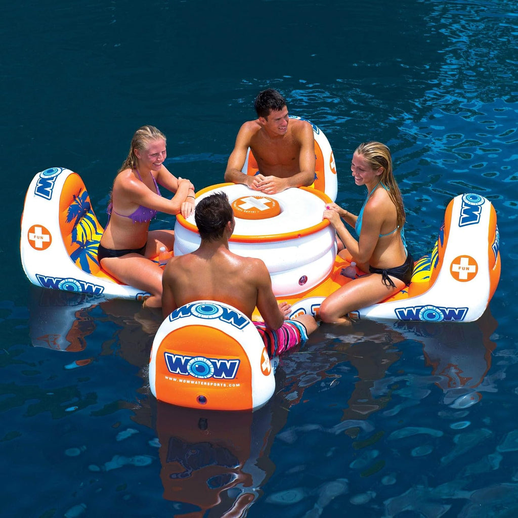 Inflatable Table Floating Island Pool Float J5551