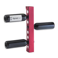 8 Red Bead Blast Vertical Wine Rack X7610