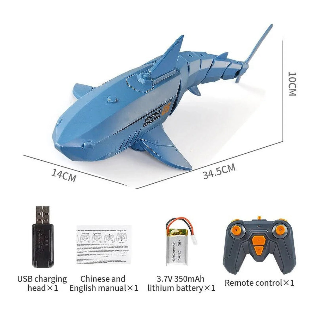 Remote Control Whale Shark Toy M36798