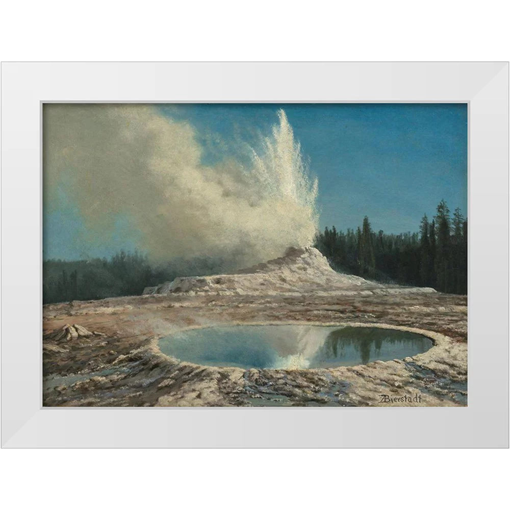 14x11 White Modern Wood Framed Museum Art Print E9921