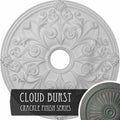 Hand-Painted Cloud Burst Crackle Ceiling Medallion S5974