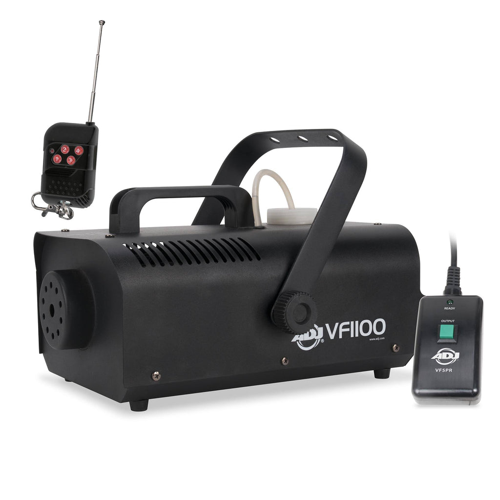 Black 1000 W Mobile Fog Machine with Wireless Remote Control P27637