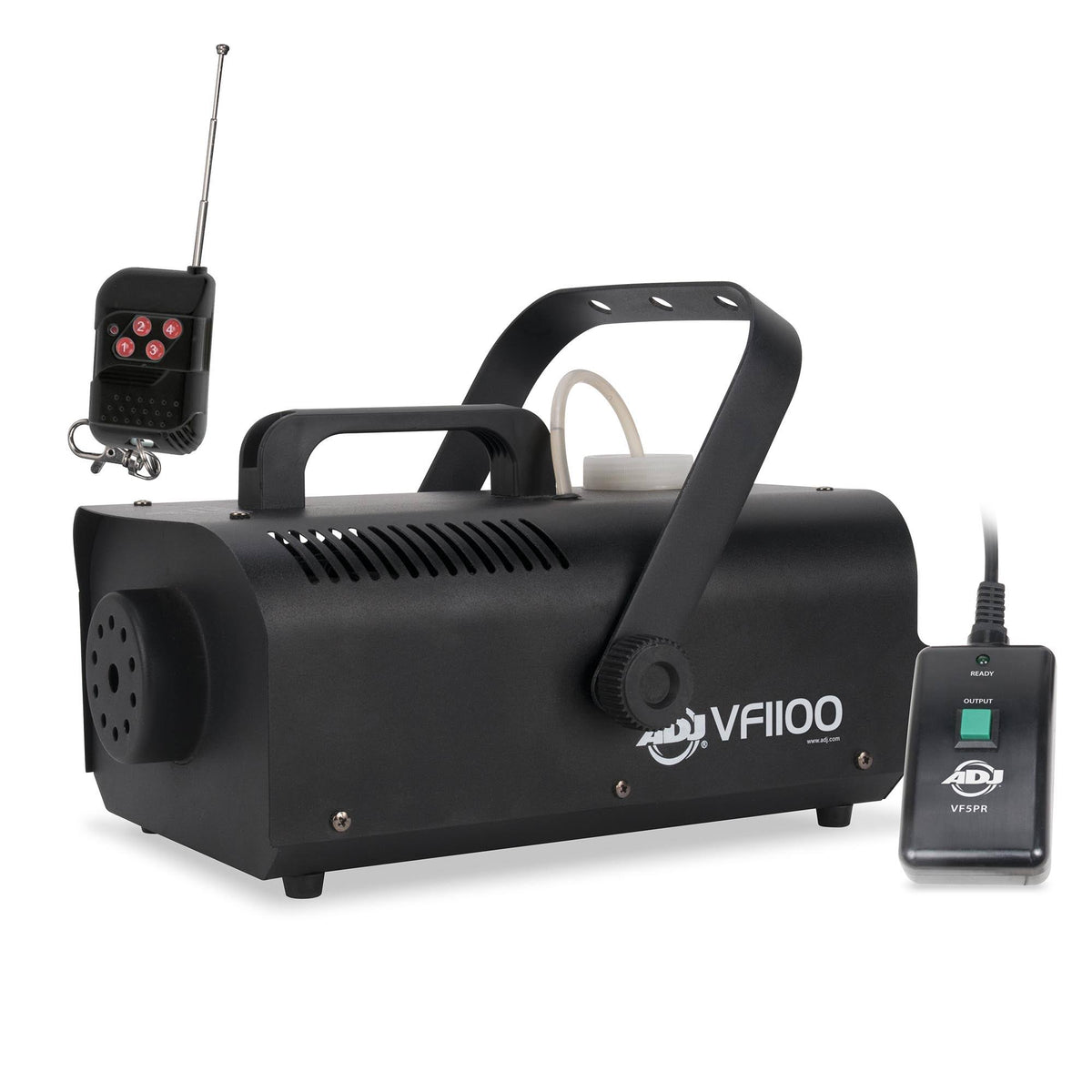 Black 1000 W Mobile Fog Machine with Wireless Remote Control P27637