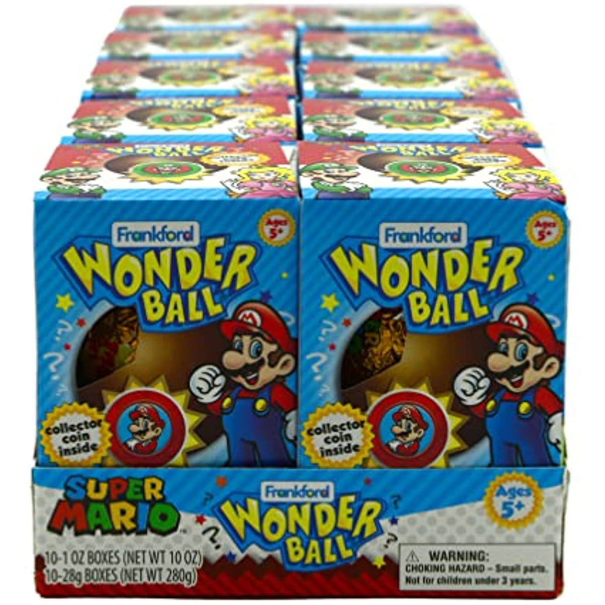10 Pack Milk Chocolate With Surprise Collectible Coin C547205