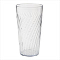 24 Packs Clear SAN Plastic Tumblers 20 oz A10707