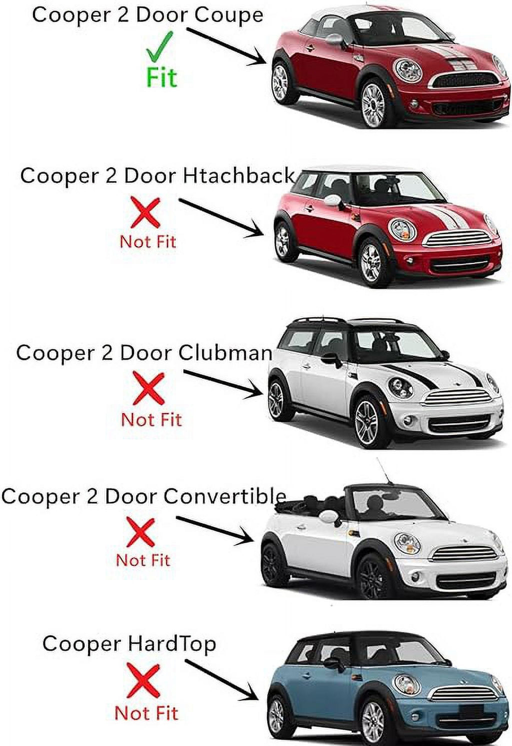 Passenger Right Side Door Window Glass for Mini Cooper 2 Door Coupe 2012-2015 J3800