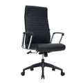 High Back Leather Office Chair Black I9045