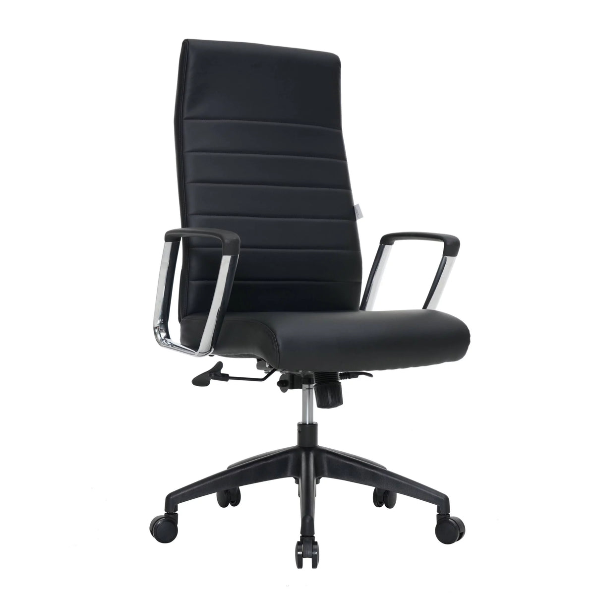 High Back Leather Office Chair Black I9045