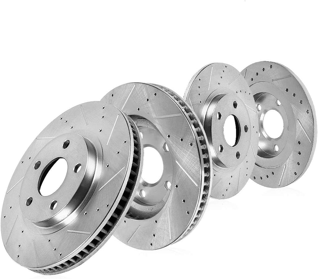 FRONT 330mm + REAR 330.03mm D/S 5 Lug Rotors N870405