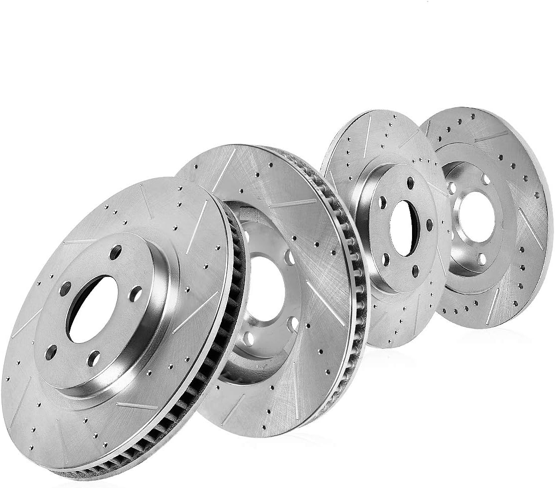 FRONT 330mm + REAR 330.03mm D/S 5 Lug Rotors N870405