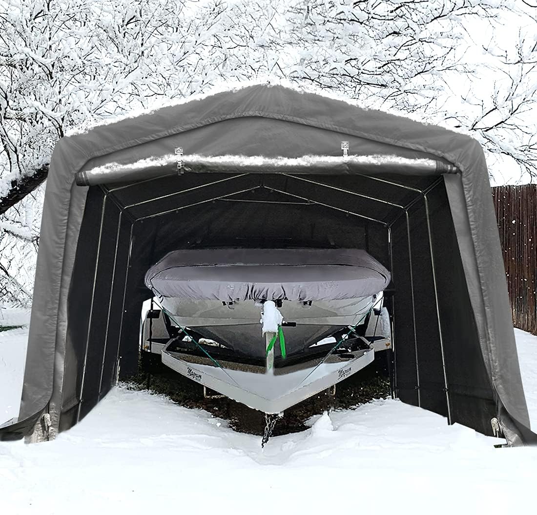 10' x 15' Heavy Duty Anti-Snow Carport Canopy G42674