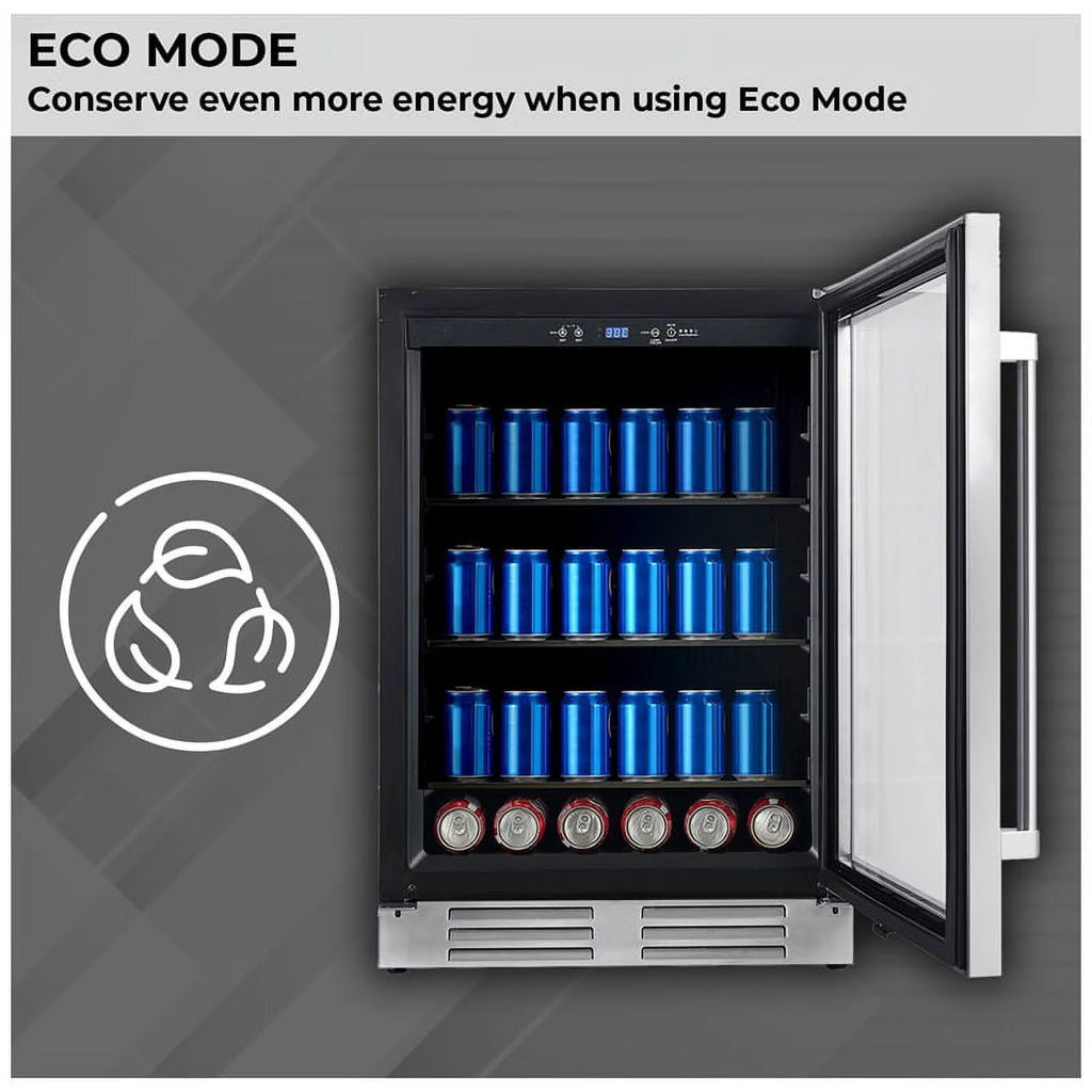 23.4" Wide Built-In/Freestanding Beverage Refrigerator G943831