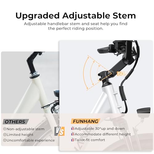 26" Step Thru Electric Bicycle with 48V Removable Battery I4264