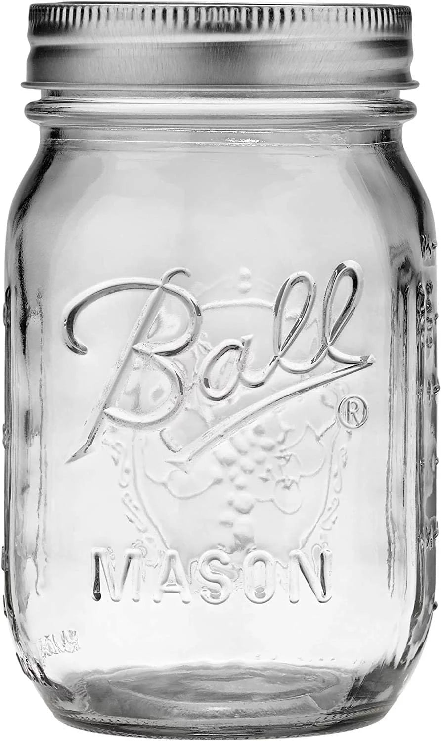16-oz Mason Jar with Lids and Bands Pack of 24 H16534