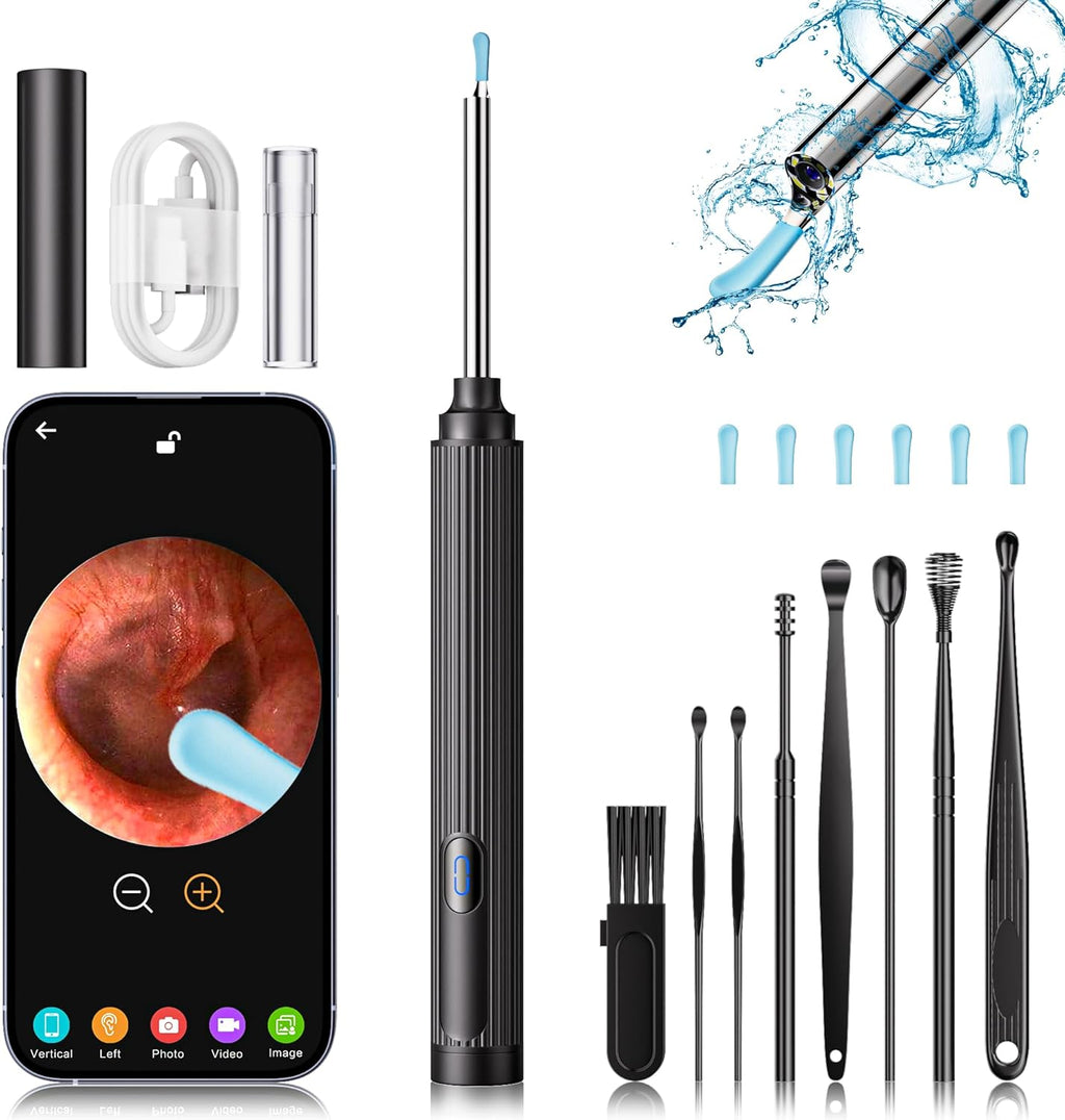Ear Wax Removal Tool with 1296P HD Camera and 6 LED Lights A521193