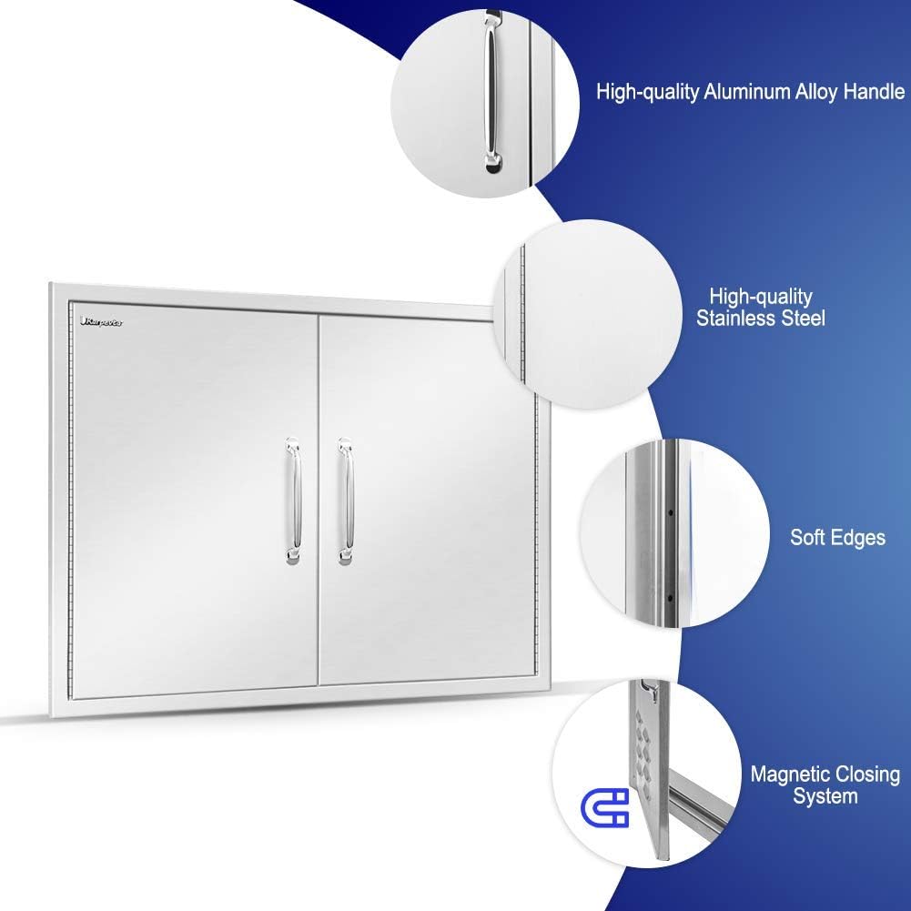42 W X 21 H Stainless Steel Double Access Door I242505
